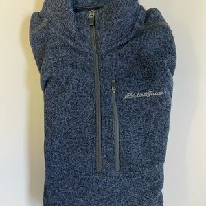 Eddie Bauer Men’s 1/4 Zip Fleece Sweater